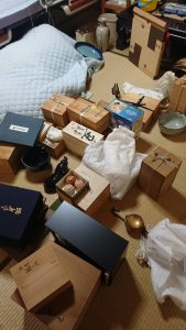 家具や贈答品などで「122000円の買取」香川県高松市の買取、片付け、断捨離